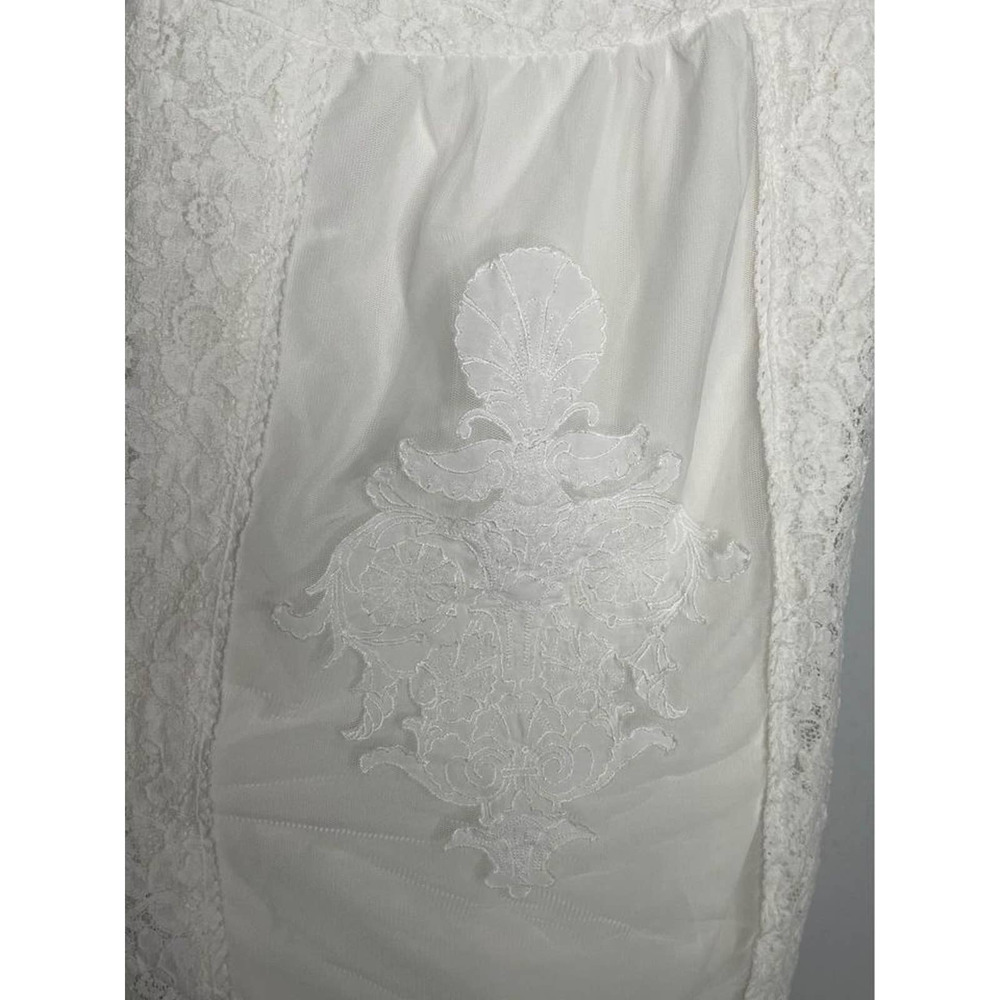 Chelsea & Violet Floral Lace Summer Dress White XS - Picture 4 of 4